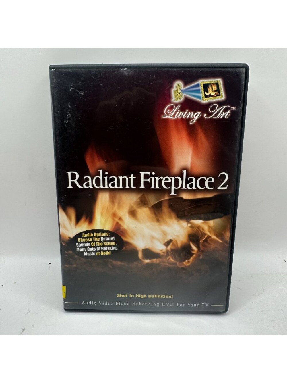 Radiant Fireplace 2 Living Art Audio Video Mood Enhancing DVD HD 2006